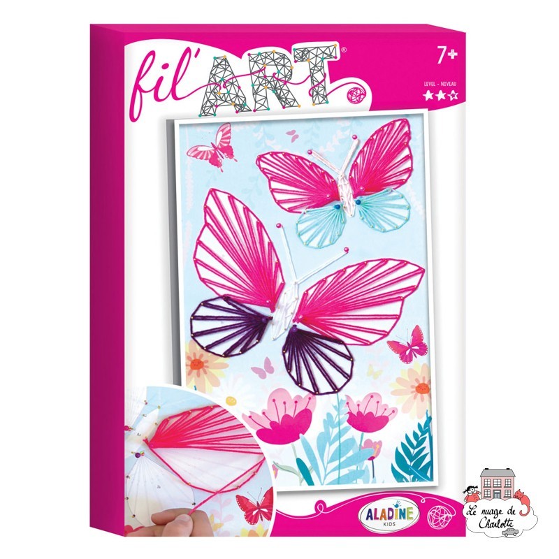 Fil'Art - Papillon - ALA-47204 - AladinE - Boîtes créative - Le Nuage de Charlotte