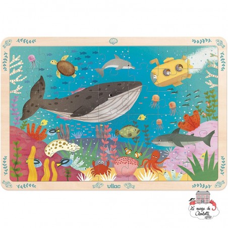 Seabed Puzzle - VIL-2595 - Vilac - Wooden Puzzles - Le Nuage de Charlotte