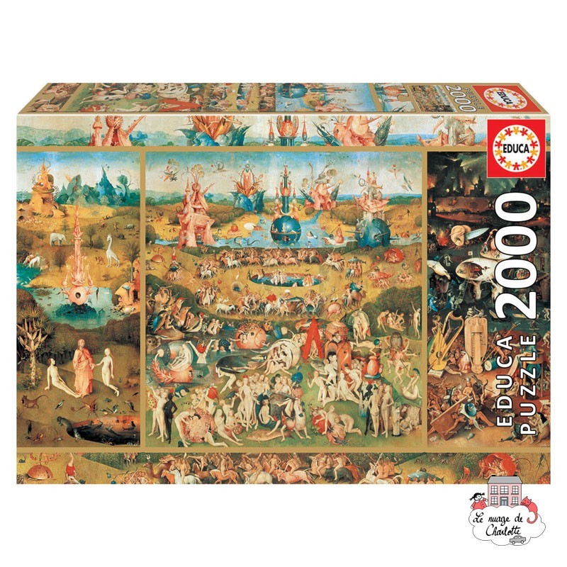 Le jardin des délices - EDU-18505 - Educa Borras - Puzzles - Le Nuage de Charlotte