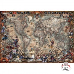 Pirates map - EDU-18008 - Educa Borras - Puzzles - Le Nuage de Charlotte