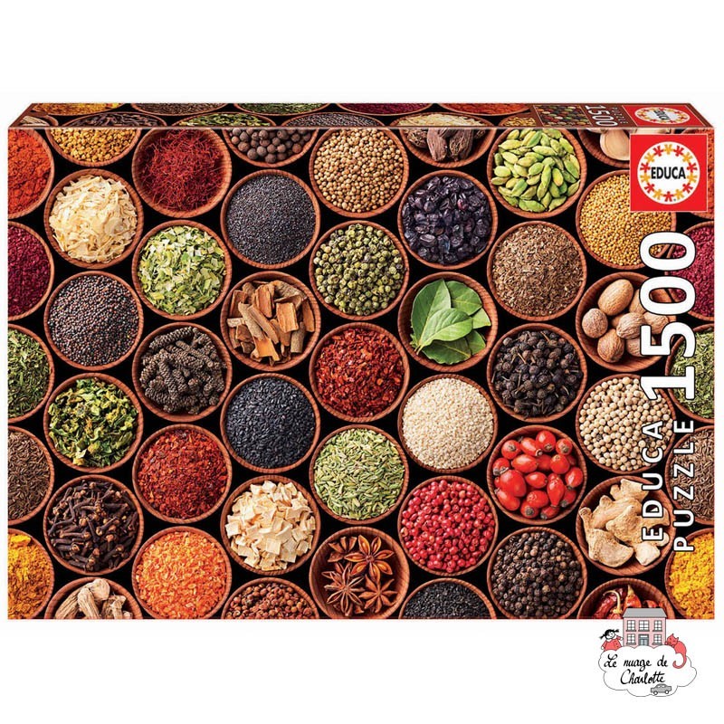 Epices et condiments - EDU-17666 - Educa Borras - Puzzles pour les plus grands - Le Nuage de Charlotte