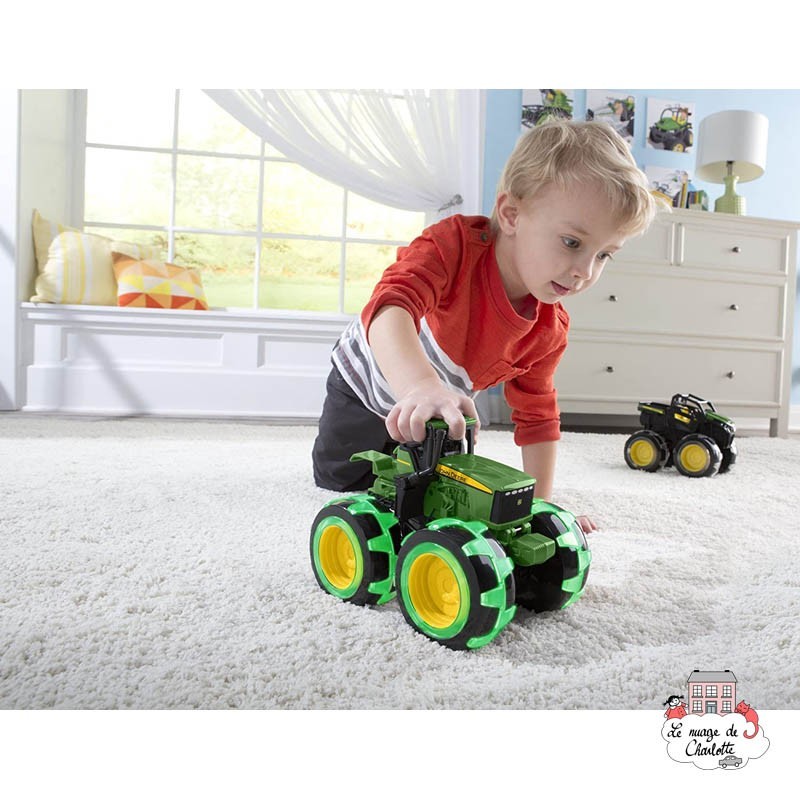 John Deere Monster Treads Lightning Wheels Tractor - TOM-46434 - Tomy - Cars, Trucks, etc. - Le Nuage de Charlotte