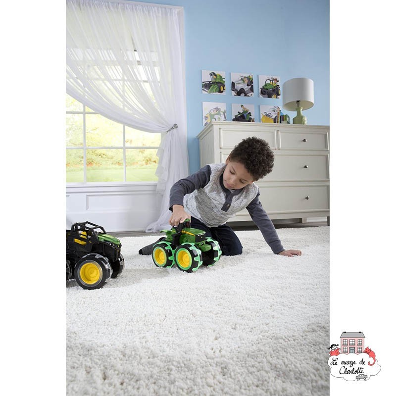 John Deere Monster Treads Lightning Wheels Tractor - TOM-46434 - Tomy - Cars, Trucks, etc. - Le Nuage de Charlotte