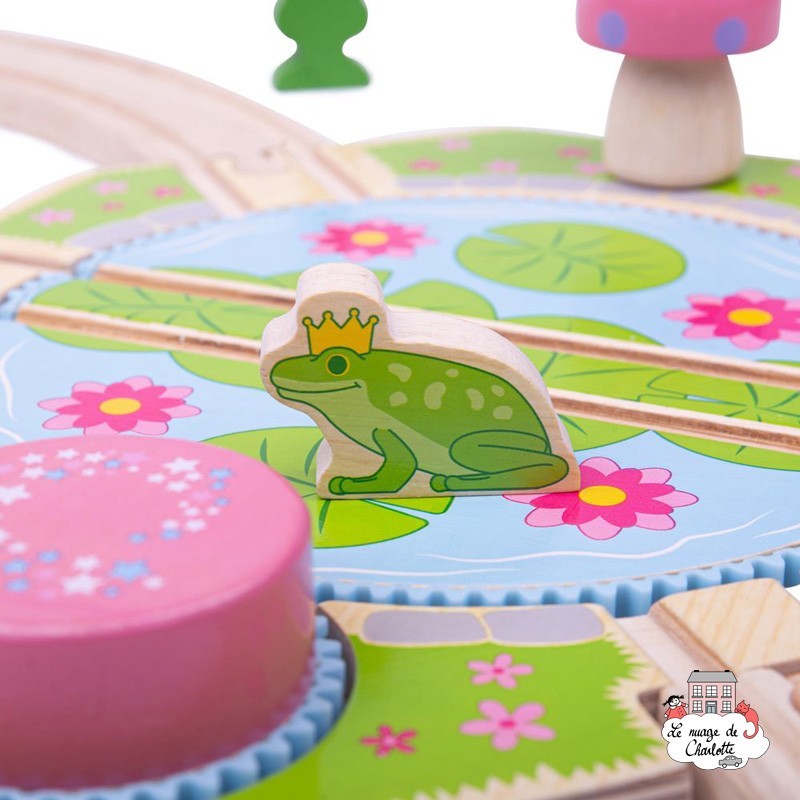 Lilypad Turntable - BIG-BJT265 - Bigjigs - Wooden Railway and Trains - Le Nuage de Charlotte