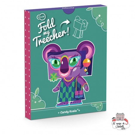 Fold My Treecher - Candy Koala - KRO-K-481 - Krooom - Maquettes en carton - Le Nuage de Charlotte