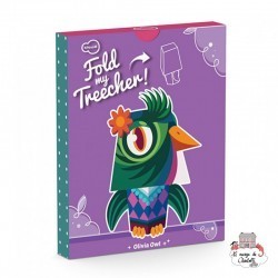 Fold My Treecher - Olivia Owl - KRO-K-480 - Krooom - Maquettes en carton - Le Nuage de Charlotte