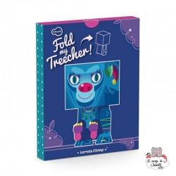 Fold My Treecher - Loretta Chimp - KRO-K-482 - Krooom - Maquettes en carton - Le Nuage de Charlotte