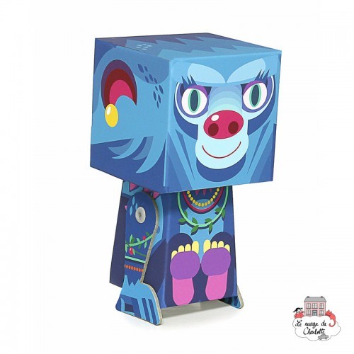 Fold My Treecher - Loretta Chimp - KRO-K-482 - Krooom - Maquettes en carton - Le Nuage de Charlotte