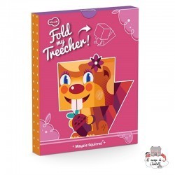 Fold My Treecher - Maisie Squirrel - KRO-K-483 - Krooom - Maquettes en carton - Le Nuage de Charlotte