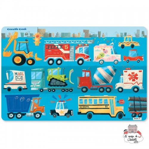 Placemat - Busy City - CCR-2831-4 - Crocodile Creek - Placemats - Le Nuage de Charlotte