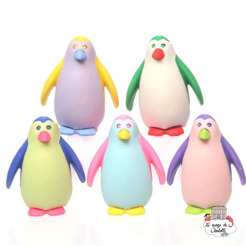 iwako Penguin Colorz - IWA-GLB009 - Iwako - Gommes, ... - Le Nuage de Charlotte