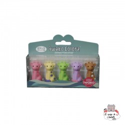 iwako Giraffe Colorz - IWA-GLB001 - Iwako - Erasers - Le Nuage de Charlotte