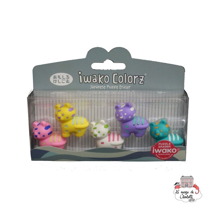 iwako Tiger Colorz - IWA-GLB007 - Iwako - Erasers - Le Nuage de Charlotte