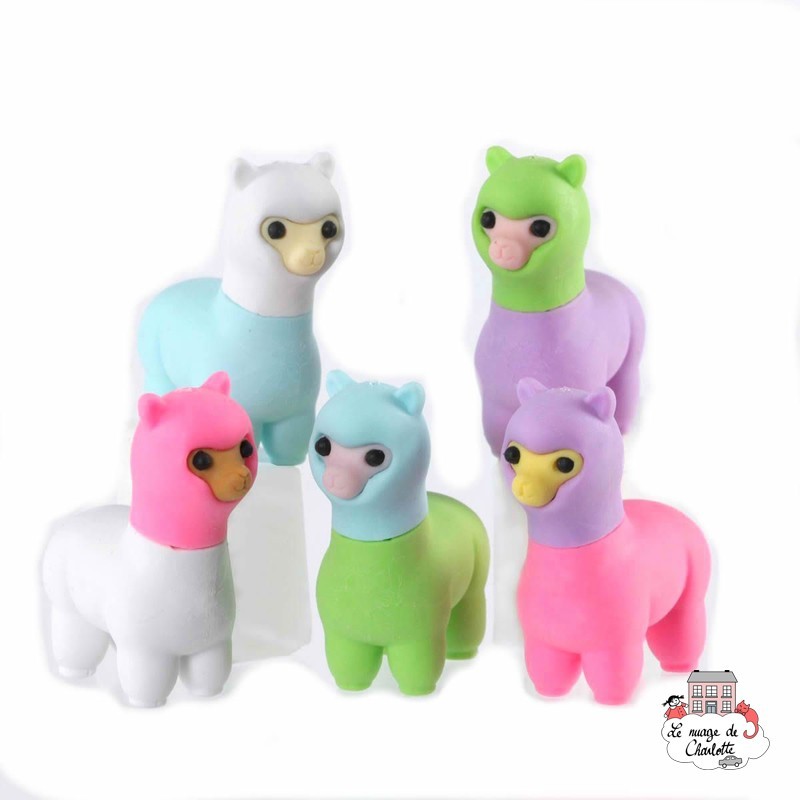 iwako Llama Colorz - IWA-GLB011 - Iwako - Gommes, ... - Le Nuage de Charlotte