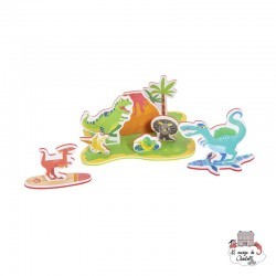 Dinosaur Island - Le Bain du Saurus - TTE-6-1515 - Tiger Tribe - Jeux d'eau - Le Nuage de Charlotte