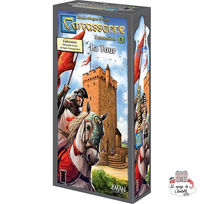 Carcassonne - Ext. 4 La Tour - ZMA-70318 - Z-Man - Board Games - Le Nuage de Charlotte