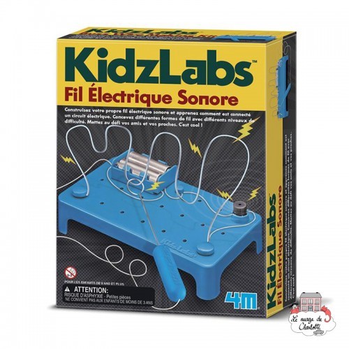 KidzLabs - Fil Électrique Sonore - 4M-5663232 - 4M - Coffrets éducatifs - Le Nuage de Charlotte