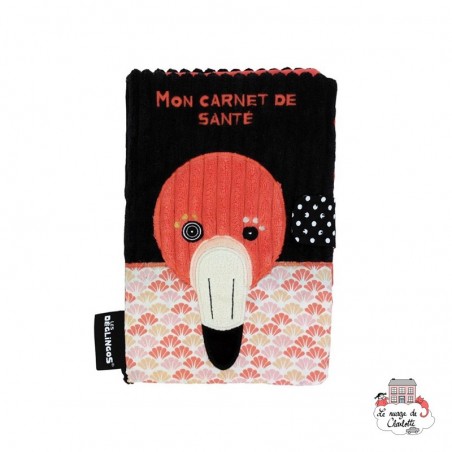 Protège carnet de santé Flamingos le flamant rose - DEG-31525 - Les Déglingos - Couverture de Carnet de Santé - Le Nuage de C...