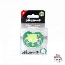 Sucette silicone Aligatos l'alligator - T1 (0-6 mois) - DEG-60124 - Les Déglingos - Biberons et tétines - Le Nuage de Charlotte