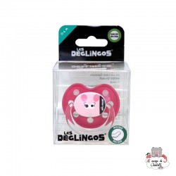 Silicone dummy Coquelicos the mouse - DEG-60123 - Les Déglingos - Baby Bottles and accessories - Le Nuage de Charlotte