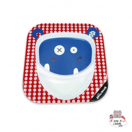 Set assiette et couverts I Hippo Meal™ – Three Hugs - Puériculture