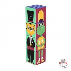 Stack & Match - Animals - KRO-K-440 - Krooom - Activity Toys - Le Nuage de Charlotte