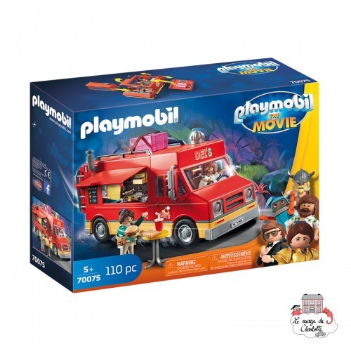 playmobil - The Movie Food Truck de Del - PLA-70075 - Playmobil - Playmobil - Le Nuage de Charlotte