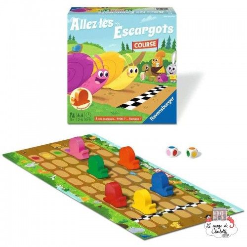 Allez les Escargots! - RAV-206179 - Ravensburger - Board Games - Le Nuage de Charlotte