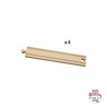 Long Straight Tracks - BRI-33341 - Brio - Wooden Railway and Trains - Le Nuage de Charlotte