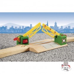 Passage à niveau magnétique - BRI-33750 - Brio - Petits trains en bois - Le Nuage de Charlotte