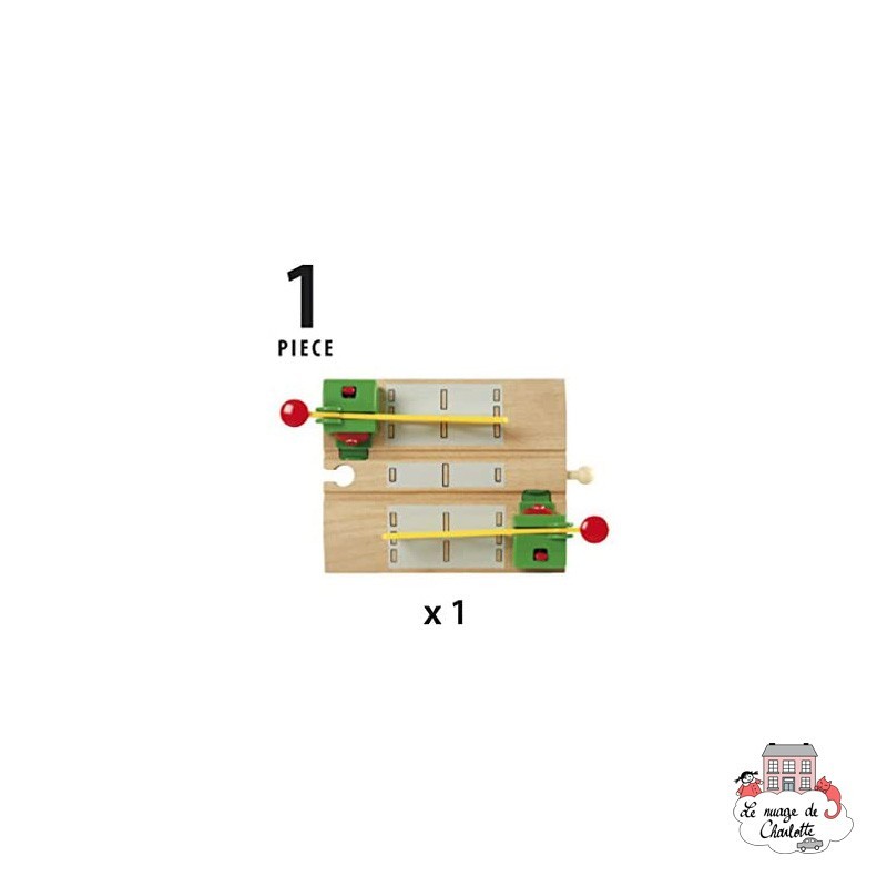 Magnetic Action Crossing - BRI-33750 - Brio - Wooden Railway and Trains - Le Nuage de Charlotte