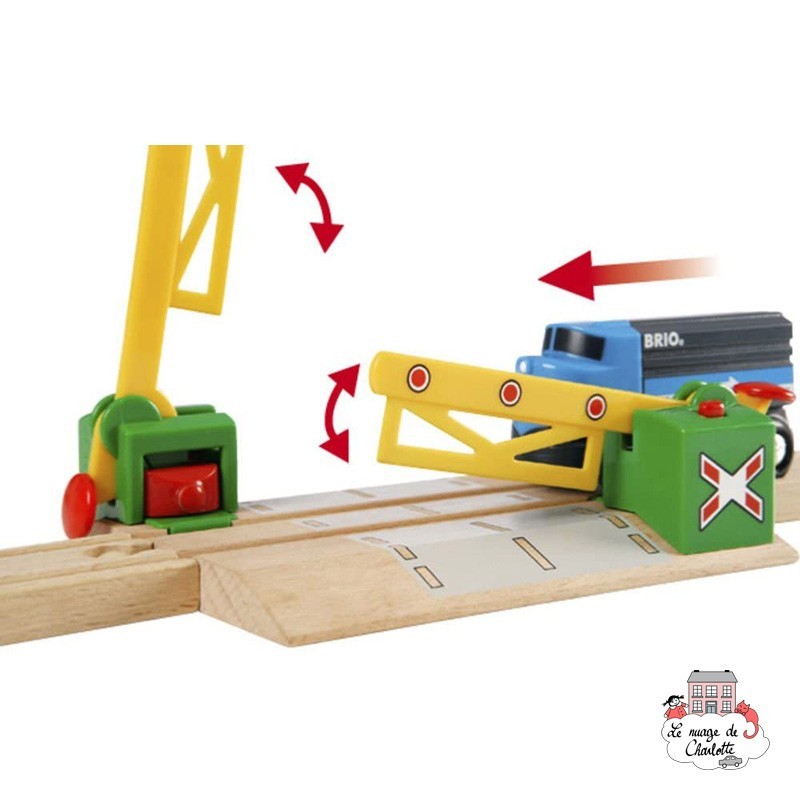 Magnetic Action Crossing - BRI-33750 - Brio - Wooden Railway and Trains - Le Nuage de Charlotte