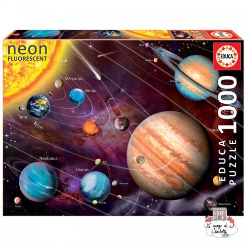 Solar System "Neon" - EDU-14461 - Educa Borras - 100 pieces - Le Nuage de Charlotte