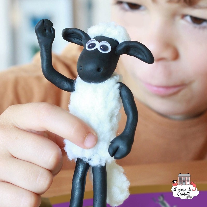 KIT: Shaun The Sheep - LAI-SHAUN - L'atelier Imaginaire - Creative boxes - Le Nuage de Charlotte