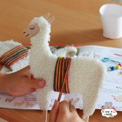 Kit : Un lama au Pérou - LAI-LAMA - L'atelier Imaginaire - Boîtes créative - Le Nuage de Charlotte