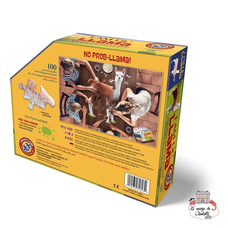 I AM LiL' - Llama - MDC-5124011 - MaDDCaPP - Puzzles for the bigger ones - Le Nuage de Charlotte