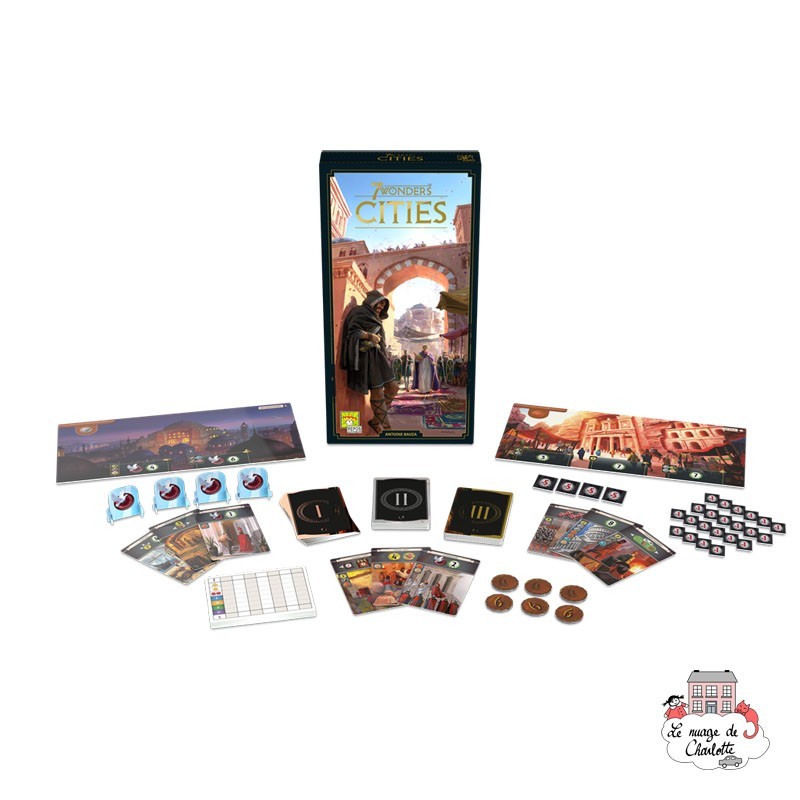 7 Wonders - Ext. Cities (v2) - REP-6292139 - Repos Production - Board Games - Le Nuage de Charlotte