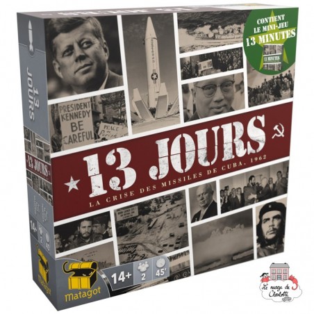 13 Jours - La Crise à Cuba & 13 Minutes - MAT-114139 - Matagot - Board Games - Le Nuage de Charlotte