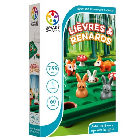 Lièvres & Renards - SMT-SG421FR - Smart - Jeux solo - Le Nuage de Charlotte