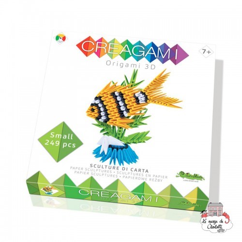 Creagami Poisson S - CRE-9178712 - CreativaMente - Origami - Le Nuage de Charlotte