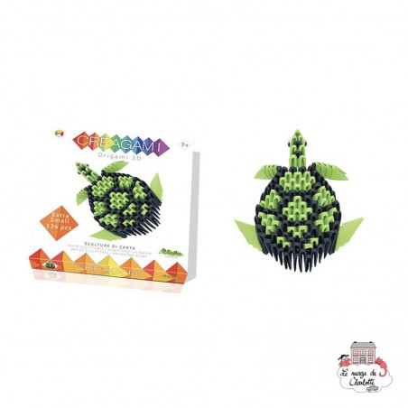 Creagami Tortue XS - CRE-9178702 - CreativaMente - Origami - Le Nuage de Charlotte