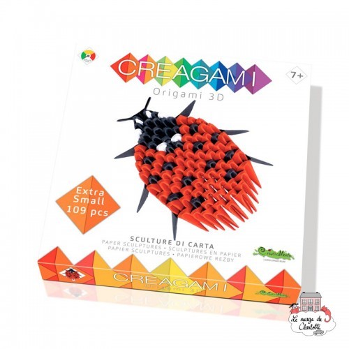 Creagami Coccinelle XS - CRE-9178701 - CreativaMente - Origami - Le Nuage de Charlotte