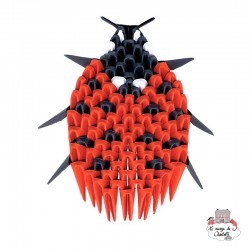 Creagami Coccinelle XS - CRE-9178701 - CreativaMente - Origami - Le Nuage de Charlotte