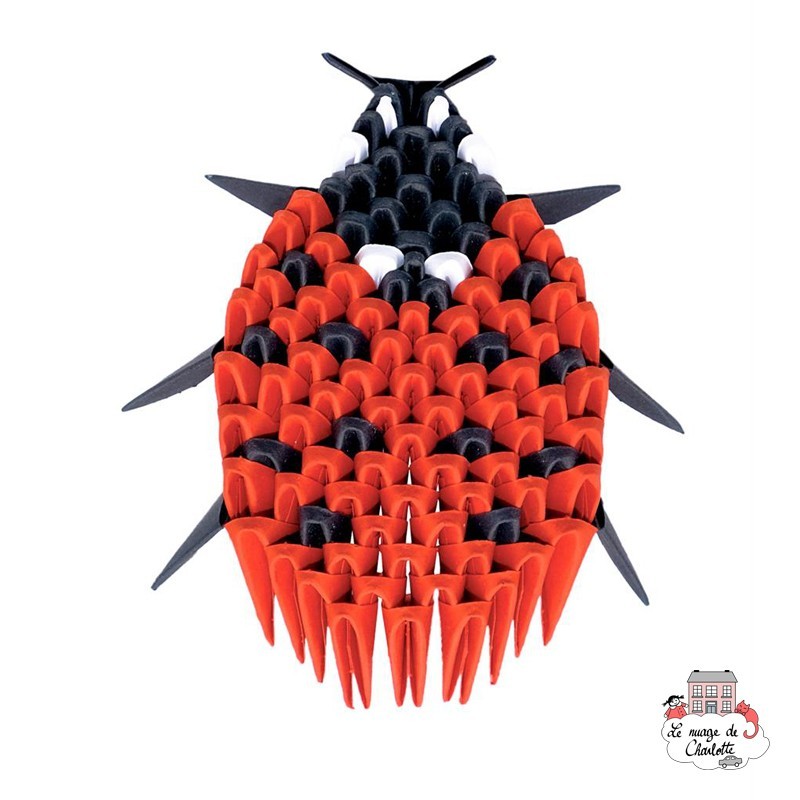 Creagami Coccinelle XS - CRE-9178701 - CreativaMente - Origami - Le Nuage de Charlotte