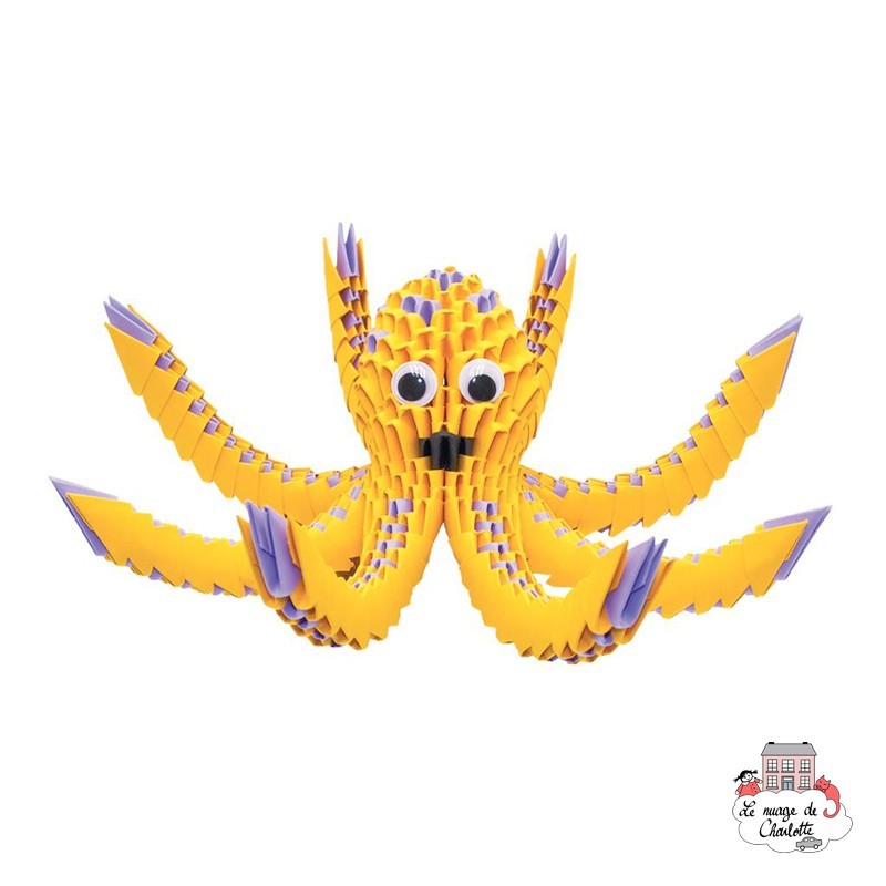 Creagami Octopus M - CRE-9178722 - CreativaMente - Origami - Le Nuage de Charlotte