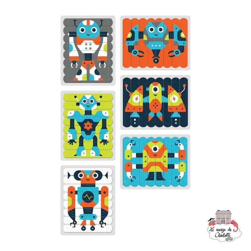 Robotics Lab - Set de puzzles sur plateau - MUD-9780735354005 - Mudpuppy - Puzzles et casse-têtes - Le Nuage de Charlotte