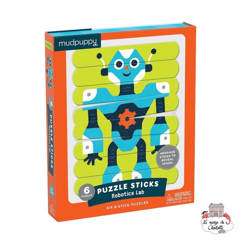 Robotics Lab - Set de puzzles sur plateau - MUD-9780735354005 - Mudpuppy - Puzzles et casse-têtes - Le Nuage de Charlotte