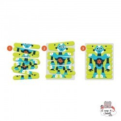 Robotics Lab - Set de puzzles sur plateau - MUD-9780735354005 - Mudpuppy - Puzzles et casse-têtes - Le Nuage de Charlotte