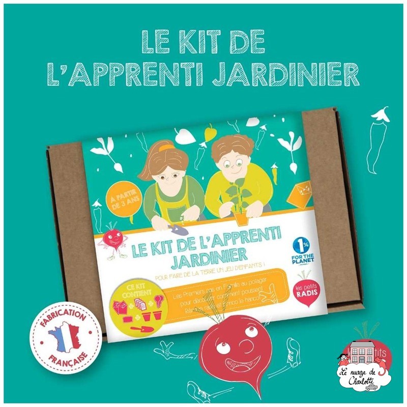 Gardener's apprentice kit - LPR-K003 - Les Petits Radis - Nature and discoveries - Le Nuage de Charlotte