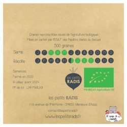 Mini organic seed kit from Laurent the oregano - LPR-G081 - Les Petits Radis - Nature and discoveries - Le Nuage de Charlotte